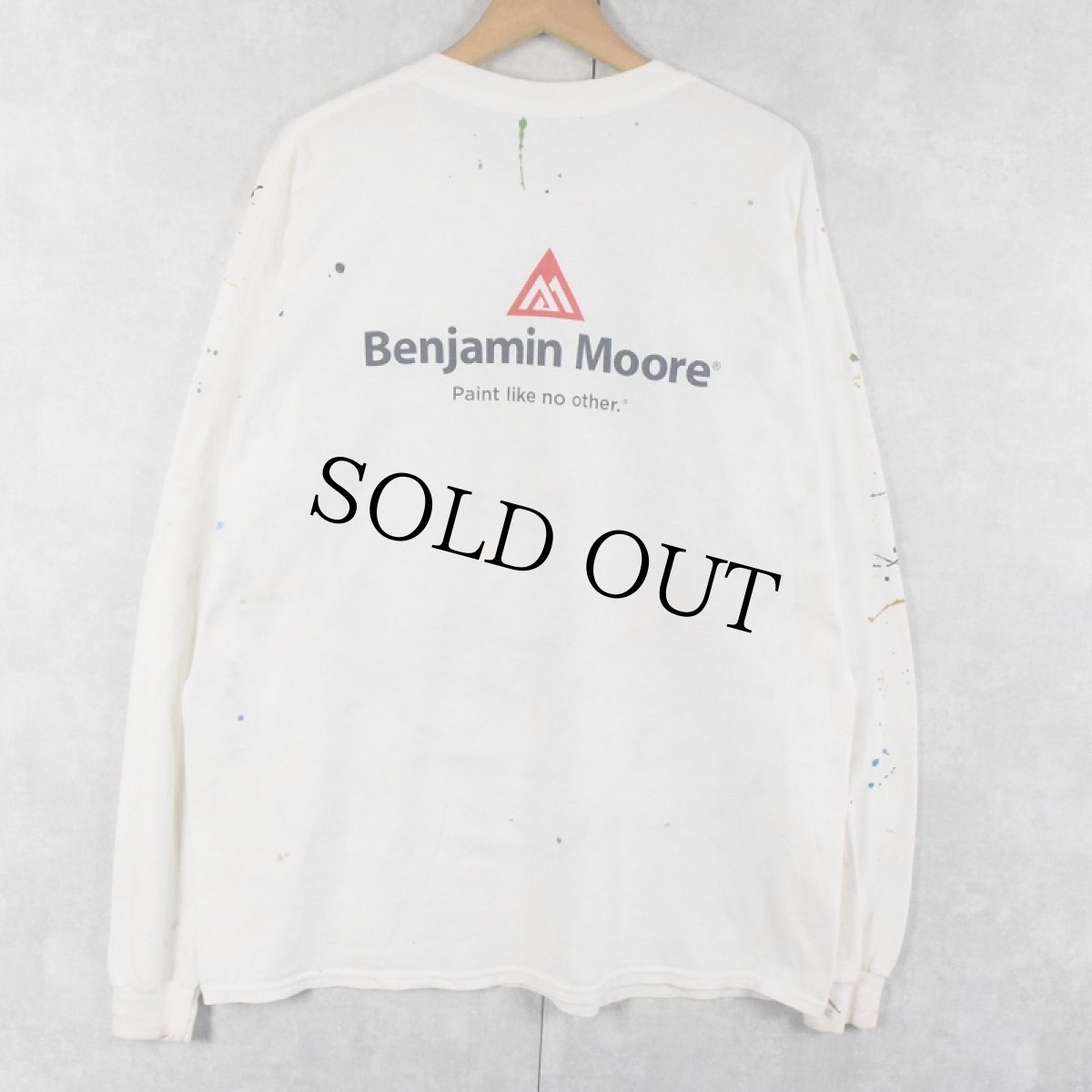 画像2: Benjamin Moore ペンキペイント 企業ロゴロンT (2)