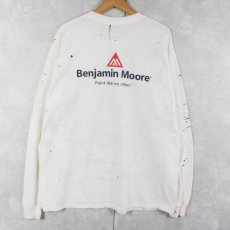 画像2: Benjamin Moore ペンキペイント 企業ロゴロンT  (2)