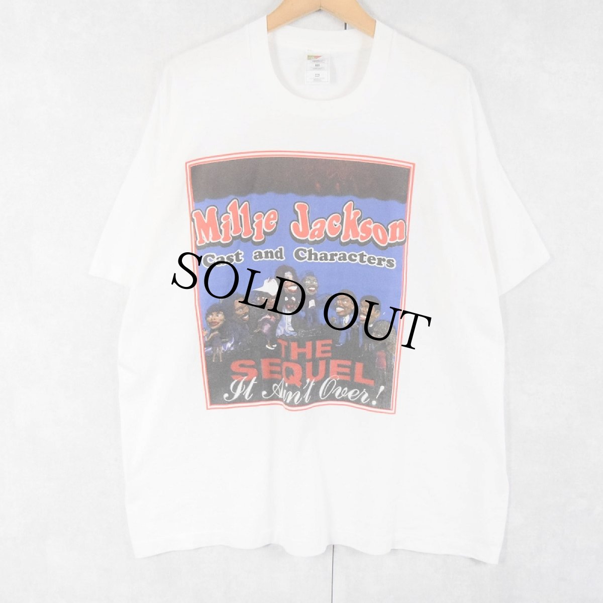 画像1: 【SALE】 90's MILLIE JACKSON USA製 "THE SEQUEL" ミュージシャンTシャツ XXL (1)