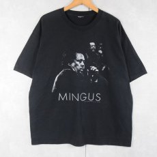 画像1: MINGUS ベーシスト プリントTシャツ BLACK (1)