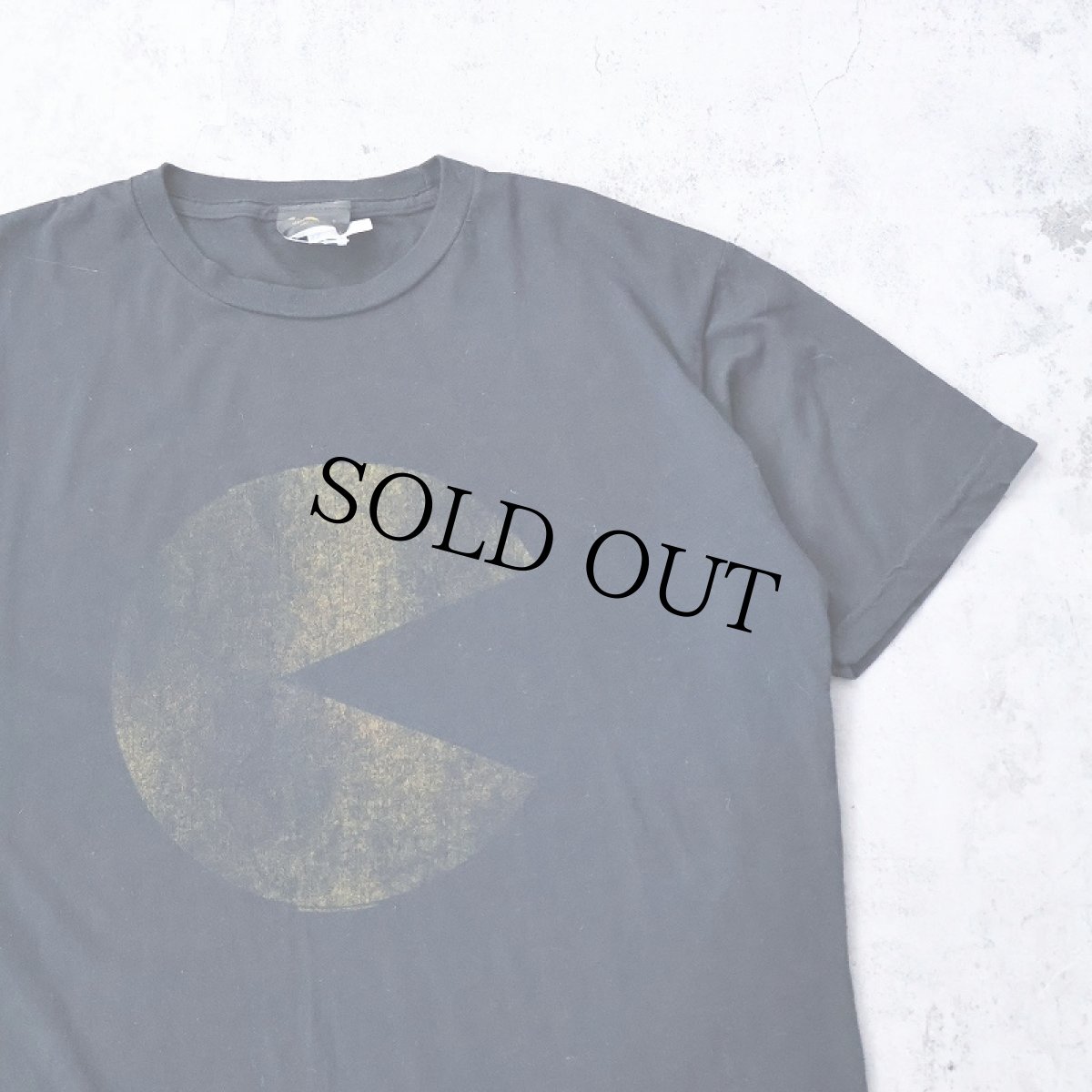 画像1: 90's NAMCO "Pac-Man" USA製 ゲームプリントTシャツ BLACK L (1)
