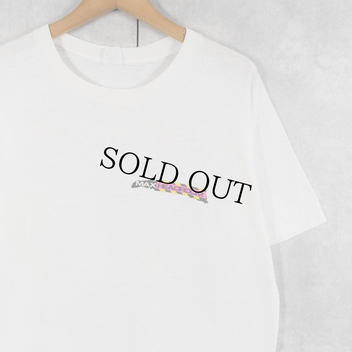 画像2: 80's MAX HEADROOM CGキャラクタープリントTシャツ (2)