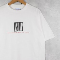 画像1: 90's ASCAP 著作権管理団体プリントTシャツ L (1)