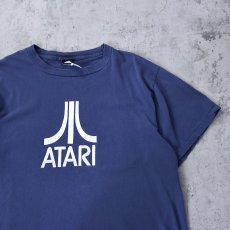 画像1: 90's ATARI USA製 ゲーム会社 ロゴプリントTシャツ L (1)