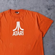 画像1: 90's ATARI USA製 ゲーム会社 ロゴプリントTシャツ XL (1)