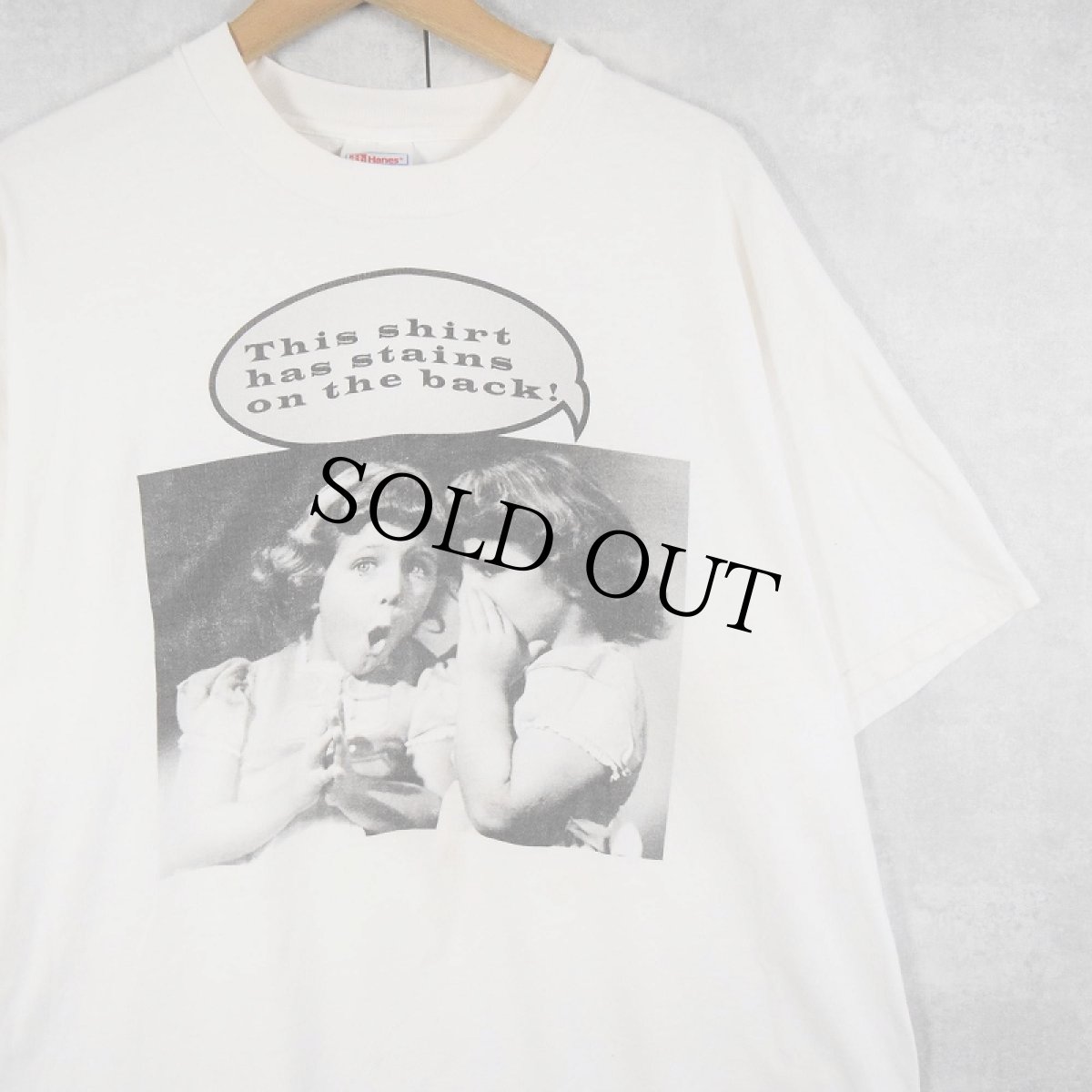 画像1: 90〜2000's CELL MARQUE "THE ART OF STAINING" アートプリントTシャツ XL (1)