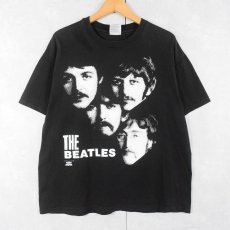画像1: 90's BEATLES USA製 ロックバンドTシャツ BLACK XL (1)