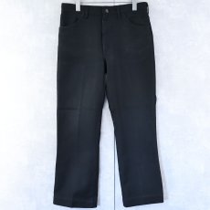 画像1: 【SALE】 80's Wrangler USA製 ランチャードレスジーンズ BLACK W32 (1)