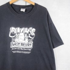 画像1: 90's DICK'S LAST RESORT USA製 レストランプリントTシャツ XL (1)