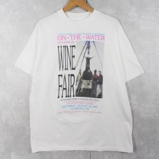 画像1: 90's WINE FAIR USA製 ワインイベントプリントTシャツ L (1)