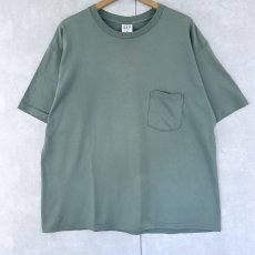 画像1: 90's GAP USA製 無地ポケットTシャツ XL (1)