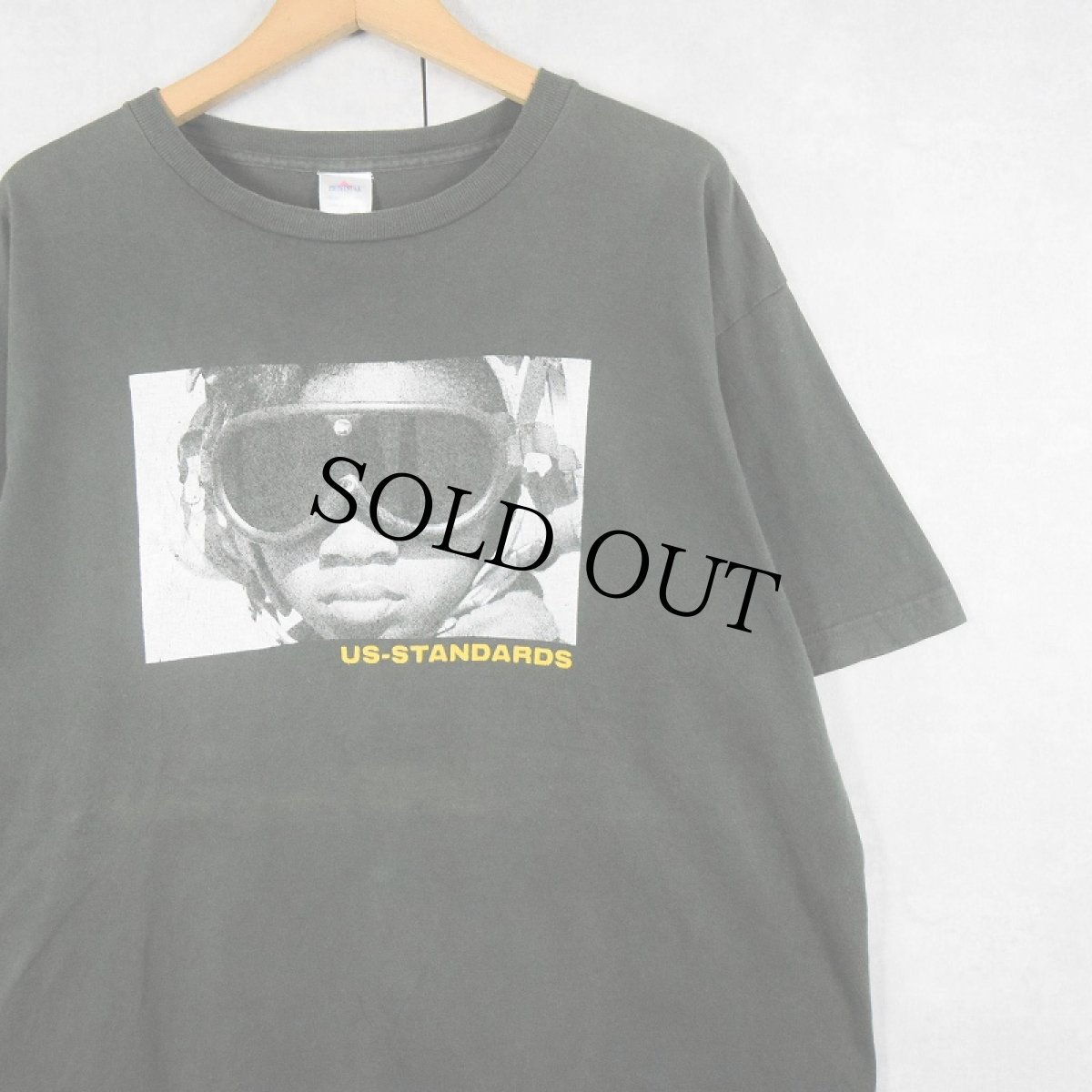 画像1: 【SALE】 "US-STANDARDS" フォトプリントTシャツ GREEN XL (1)