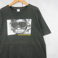 画像1: "US-STANDARDS" フォトプリントTシャツ GREEN XL (1)