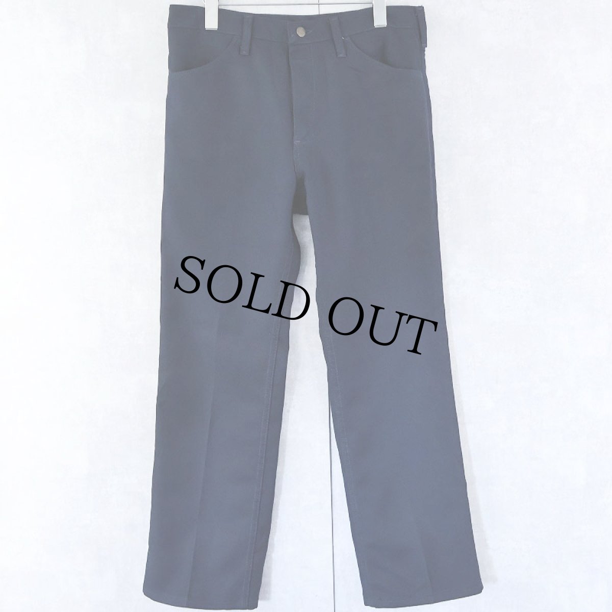 画像1: 90's Wrangler USA製 ランチャードレスジーンズ NAVY W33 (1)