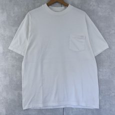 画像1: 90's Hanes 無地ポケットTシャツ XL (1)