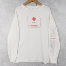 画像1: American Red Cross "I give blood." プリントロンT XL (1)