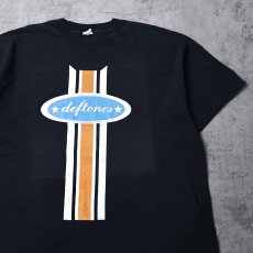 画像1: 90's deftones オルタナティヴ・メタル・バンド プリントTシャツ BLACK XL (1)