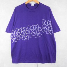 画像1: 90's JERZEES 骨プリントTシャツ XL (1)