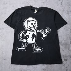 画像1: 90's WHITE ZOMBIE USA製 ロックバンドプリントTシャツ BLACK XL (1)