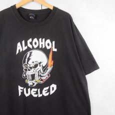 画像1: 2000's WWF Stone Cold "Alcohol Fueled" プロレスプリントTシャツ BLACK 2XL (1)