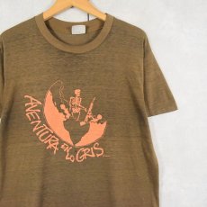 画像1: 90's USA製 ”AVENTURA ENLO GRIS" プリントTシャツ L (1)
