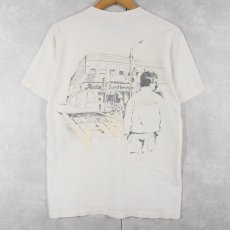 画像1: 90's Hobie USA製 サーフブランド プリントポケットTシャツ M (1)