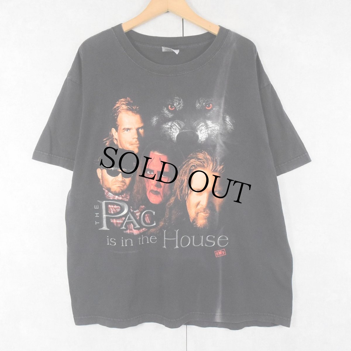 画像1: NWO "THE PAC IS IN THE HOUSE" プロレスプリントTシャツ BLACK XL (1)