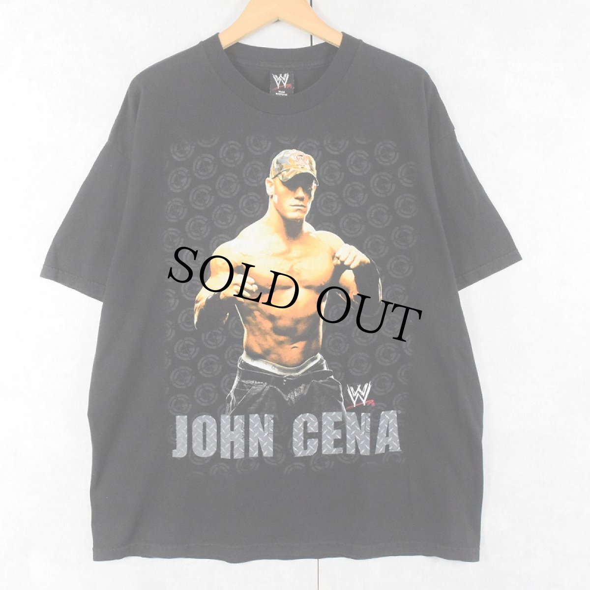 画像1: 2000's WWE "JOHN CENA" プロレスプリントTシャツ BLACK XL (1)