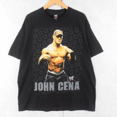 画像1: 2000's WWE "JOHN CENA" プロレスプリントTシャツ BLACK XL (1)