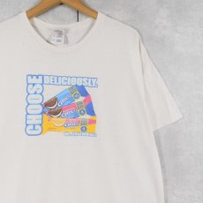 画像1: OREO "CHOOSE DELICIOUSLY" お菓子メーカー プリントTシャツ XL (1)