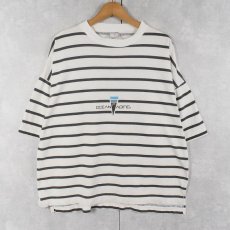 画像1: 90's Ocean Pacific ボーダープリントTシャツ (1)