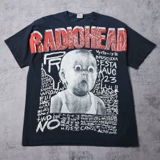 画像1: RADIOHEAD "PABLO HONEY" 大判プリント オルタナティヴ・ロックバンド プリントTシャツ BLACK L (1)