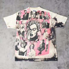 画像1: 80〜90's MOSQUITOHEAD USA製 "Marilyn Monroe" 大判 手刷りプリントTシャツ L (1)