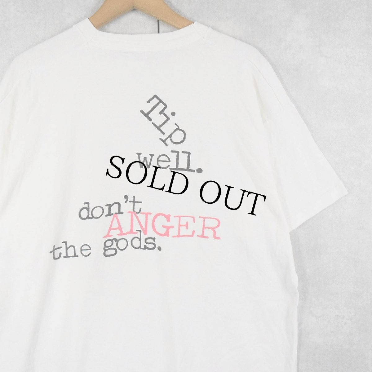 画像2: 90's Finlandia USA製 "Bartenders are gods." ウォッカプリントTシャツ XL (2)