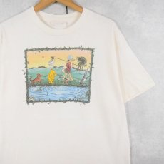 画像1: 90's PLANT THE EARTH USA製 ''POOH'' キャラクタープリントTシャツ L (1)