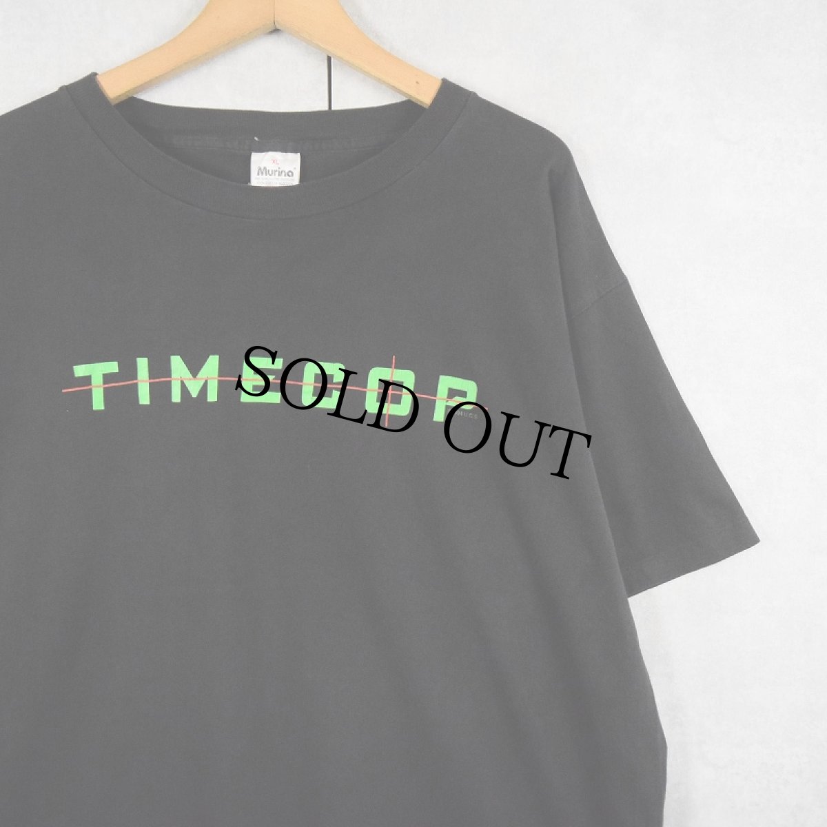 画像1: 90's TIMECOP USA製 映画プリントTシャツ BLACK XL (1)