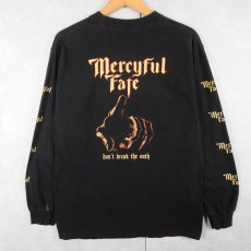 画像2: Mercyful Fate ヘヴィメタルバンドプリントロンT BLACK  (2)