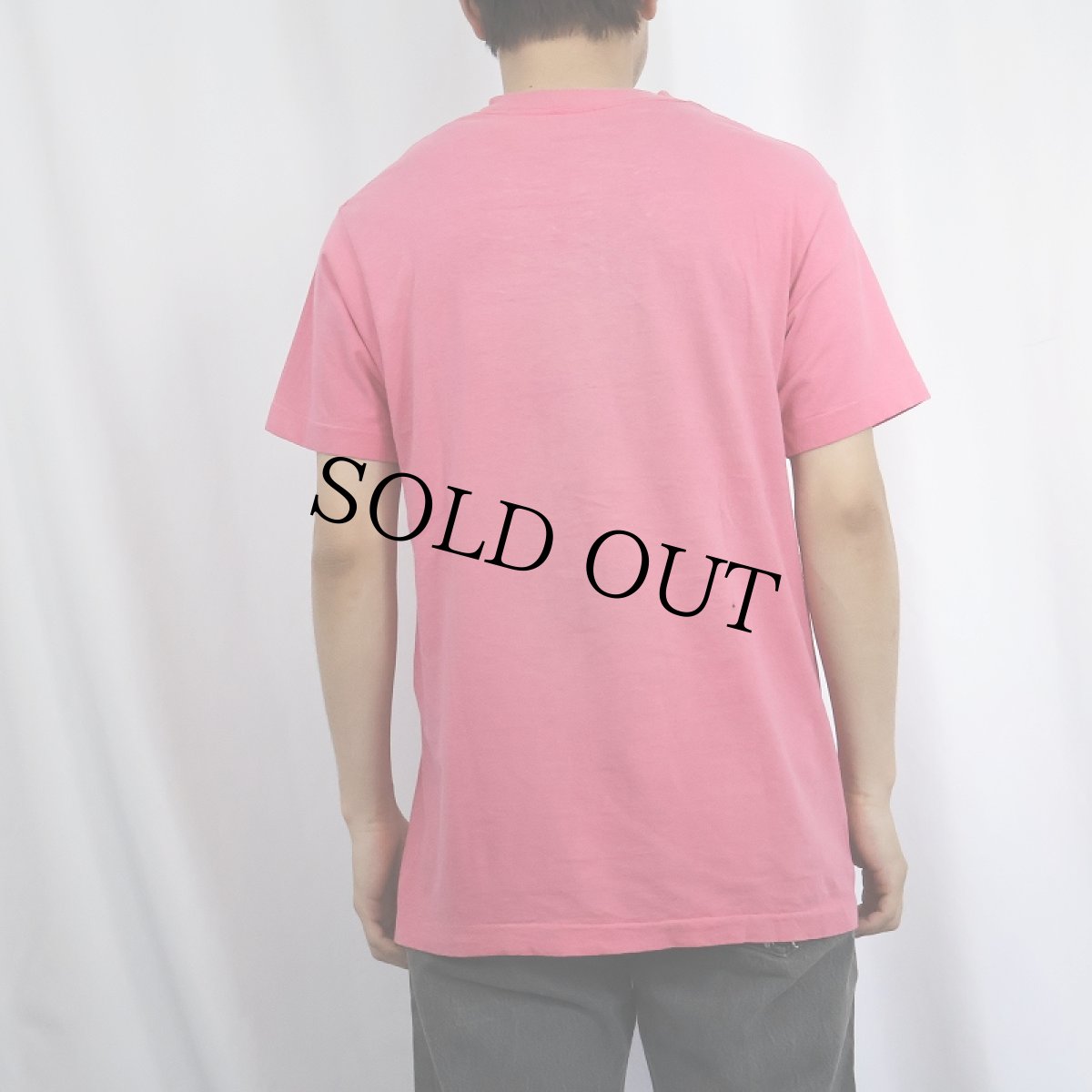 画像3: 90's FRUIT OF THE LOOM USA製 無地 ポケットTシャツ M (3)