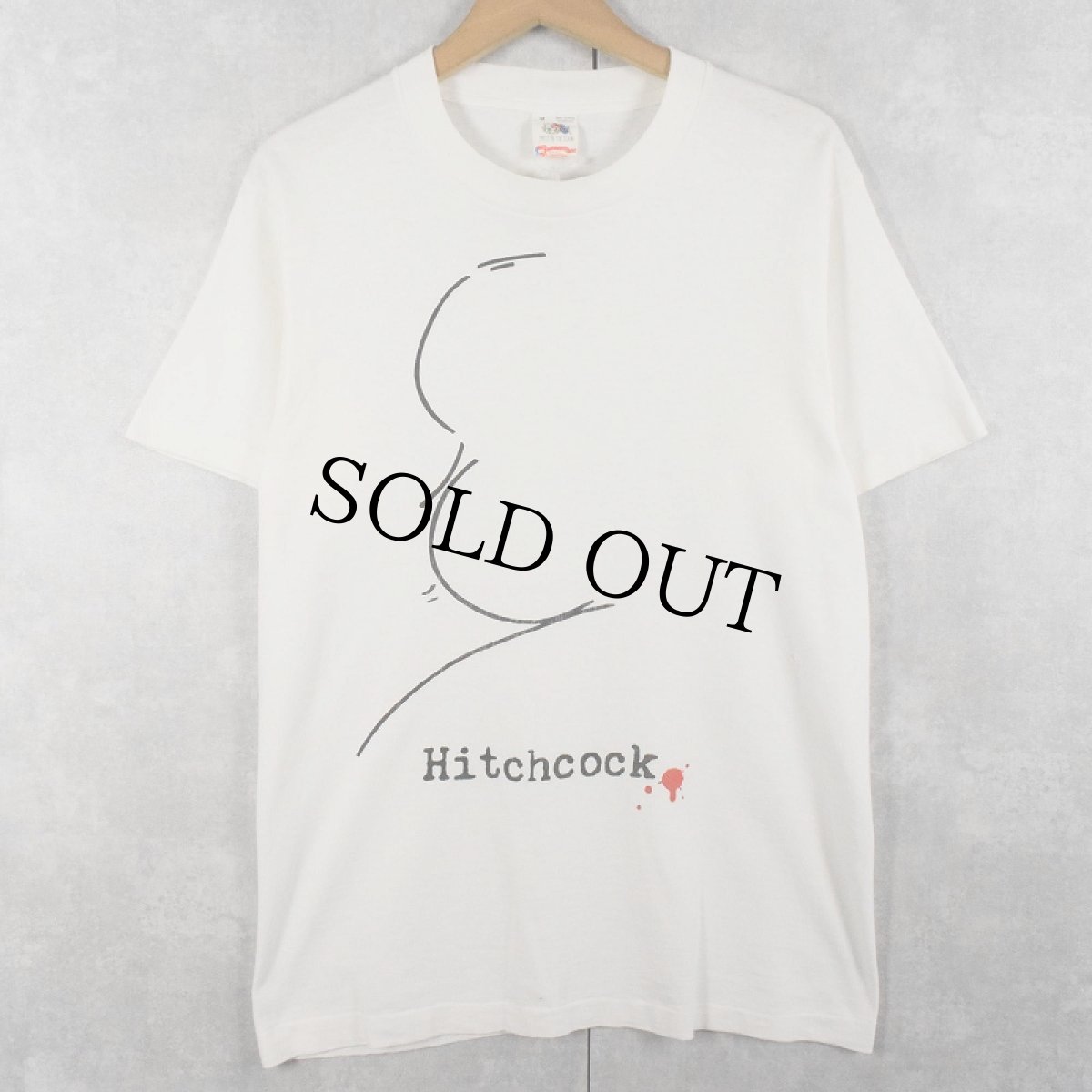 画像1: 90's ALFRED HITCHCOCK PRESENTS USA製 テレビ番組 プリントTシャツ M (1)