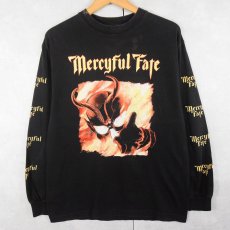 画像1: Mercyful Fate ヘヴィメタルバンドプリントロンT BLACK  (1)