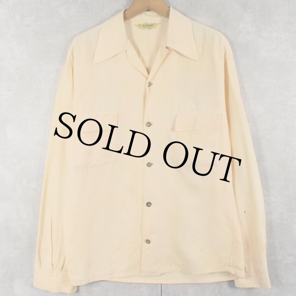 50年代 60年代 50s 60s カリフォルニア 開襟シャツ 長袖シャツ