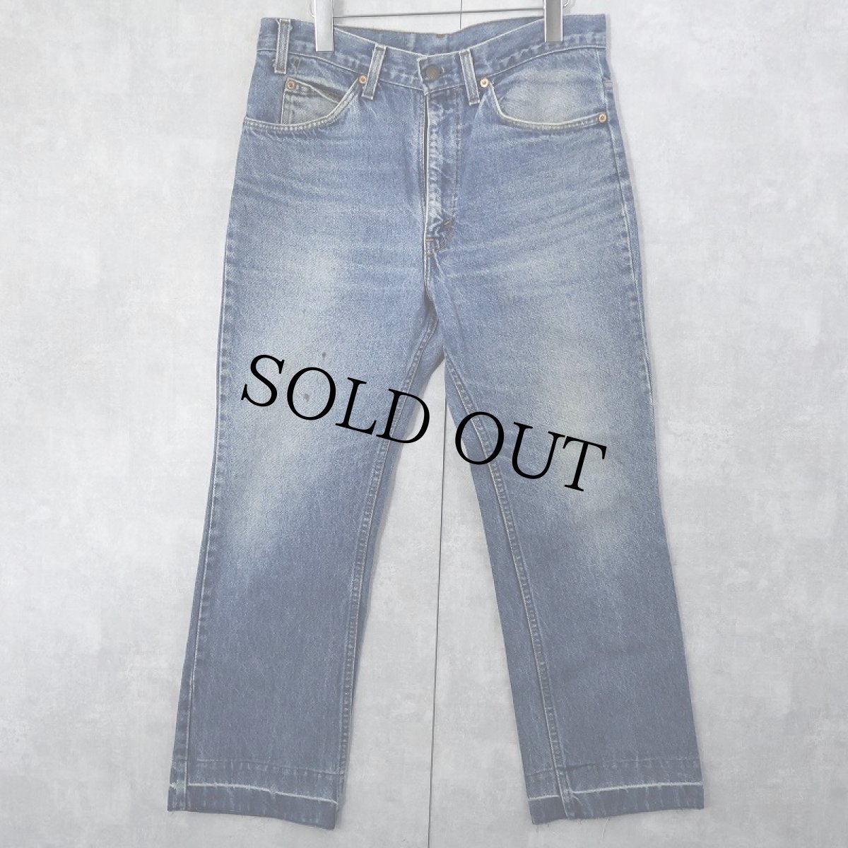 画像1: 80's Levi's 517 USA製 ブーツカット デニムパンツ W33 (1)
