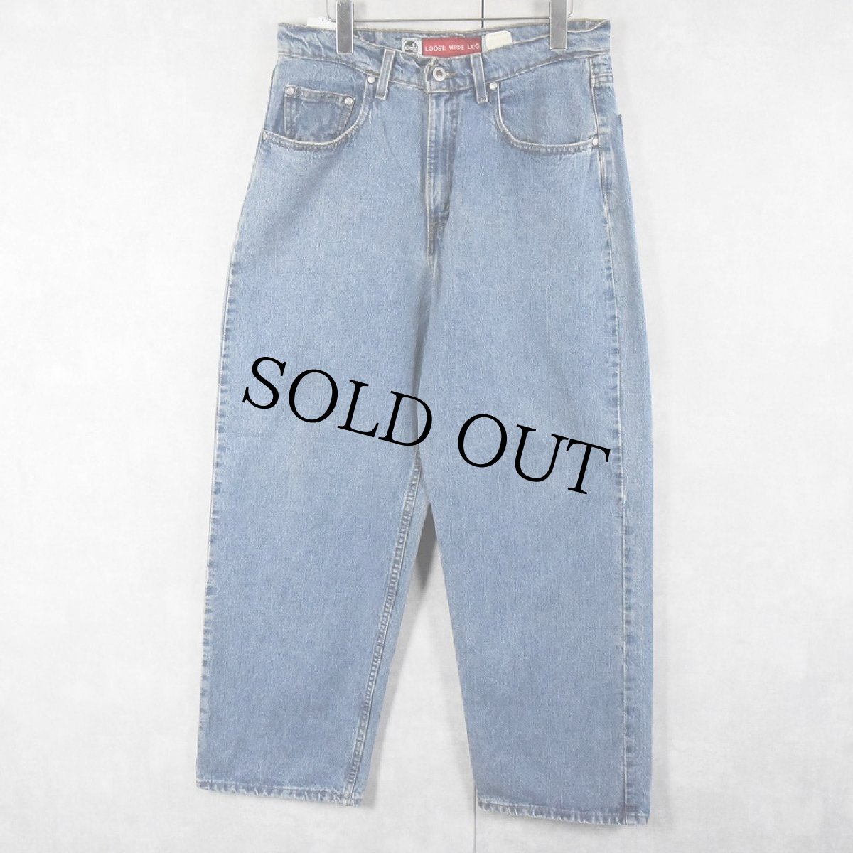 画像1: 90's Levi's SILVER TAB USA製 "LOOSE WIDE LEG" デニムパンツ W33 (1)