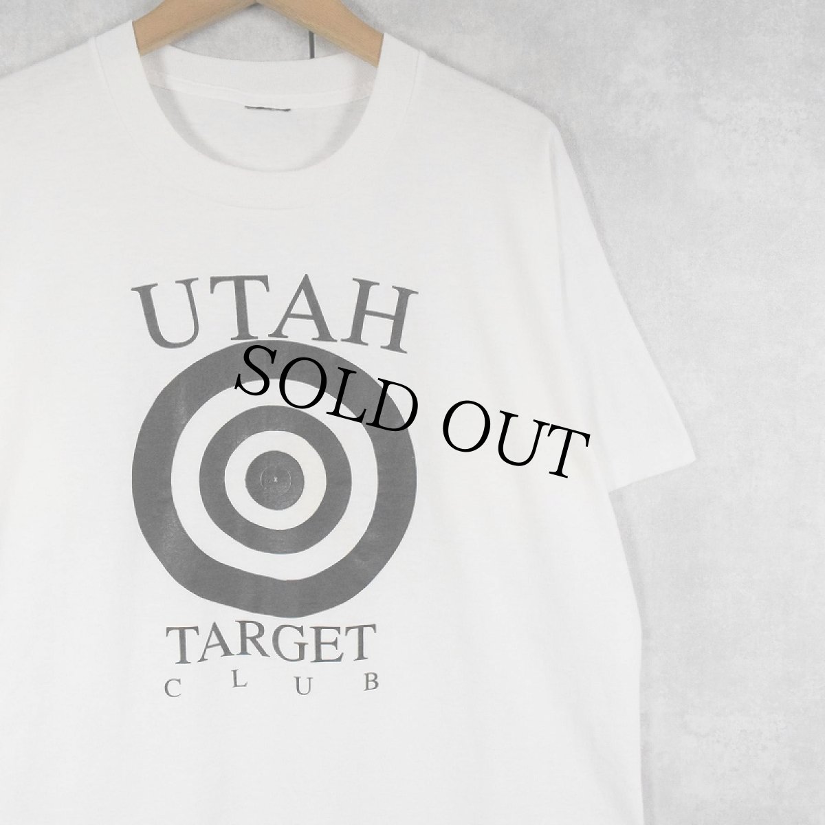 画像1: 90's UTAH TARGET CLUB プリントTシャツ (1)