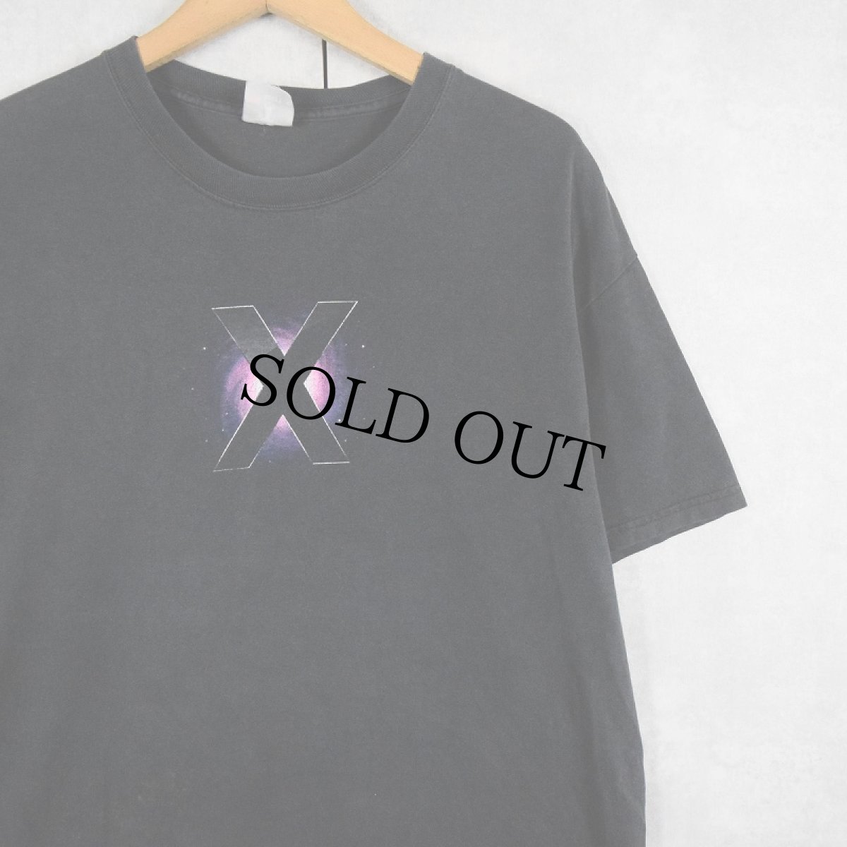 画像1: 2000's Apple "Mac OS X" プリントTシャツ BLACK (1)