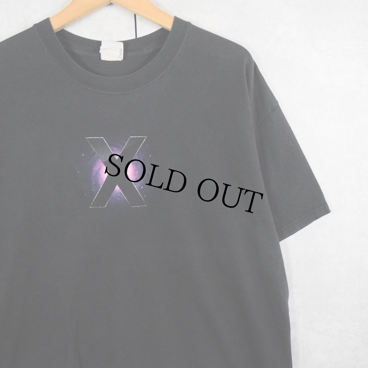 画像1: 2000's Apple "Mac OS X" プリントTシャツ BLACK (1)