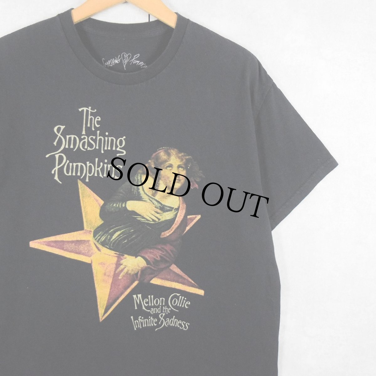 画像1: The Smashing Pumpkins "Mellon Collie And The Infinite Sadness" オルタナロックバンドTシャツ BLACK L (1)