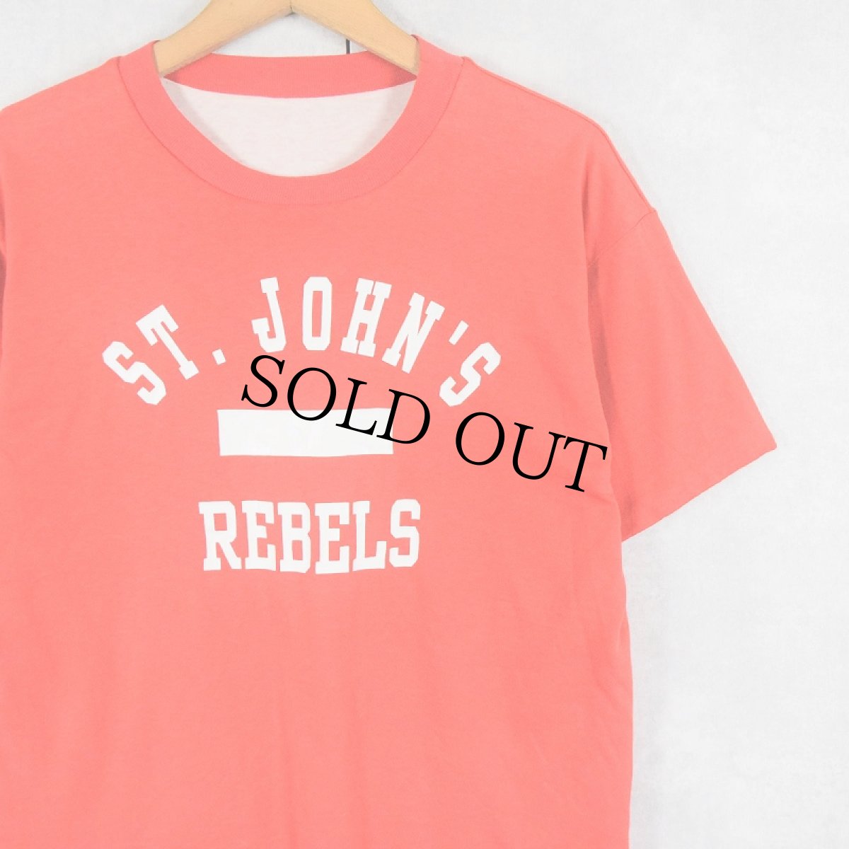 画像2: 80's〜 "ST. JOHN'S REBELS" ダブルフェイス リバーシブルTシャツ (2)