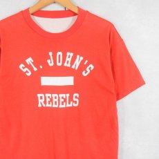 画像2: 80's〜 "ST. JOHN'S REBELS" ダブルフェイス リバーシブルTシャツ (2)