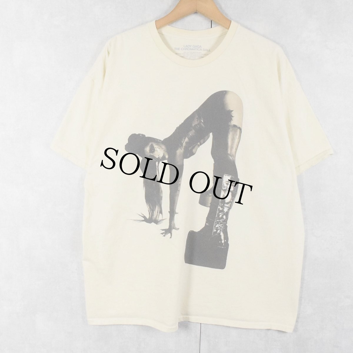 画像1: LADY GAGA "BE FREE" ミュージシャンTシャツ XL (1)